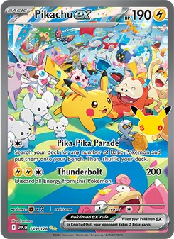 Pikachu ex - 30th Celebration 149/128