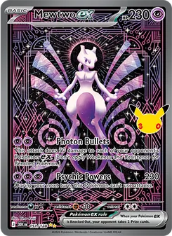 Mewtwo ex - 30th Celebration 151/128