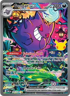 Gengar ex - 30th Celebration 154/128