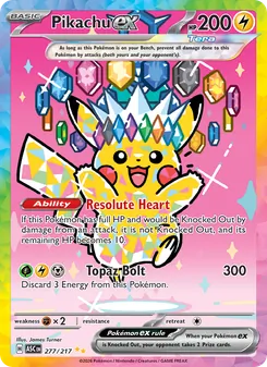 Pikachu ex - Ascended Heroes 277/217