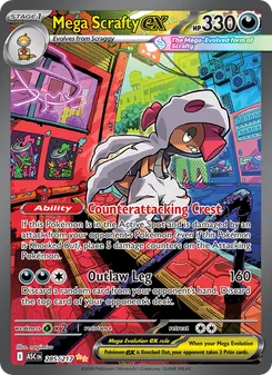 Mega Scrafty ex - Ascended Heroes 285/217