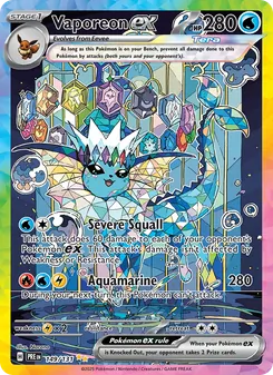Vaporeon ex - Prismatic Evolutions 149/131
