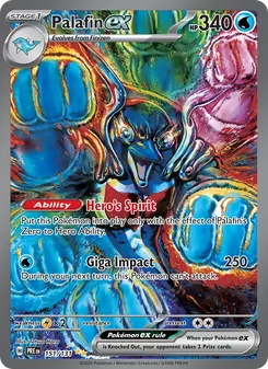 Palafin ex - Prismatic Evolutions 151/131