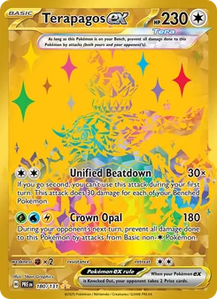 Terapagos ex - Prismatic Evolutions 180/131