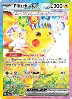 Pikachu ex - Surging Sparks 238/191