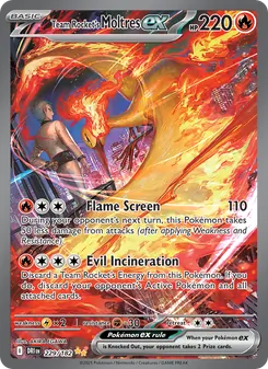 Team Rocket's Moltres ex - Destined Rivals 229/182