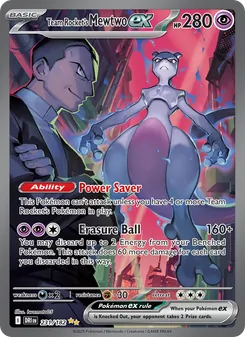Team Rocket's Mewtwo ex - Destined Rivals 231/182