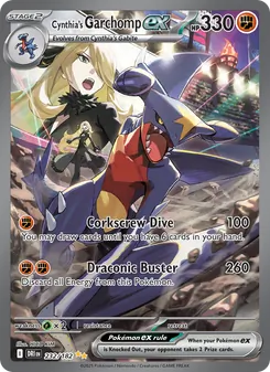 Cynthia's Garchomp ex - Destined Rivals 232/182